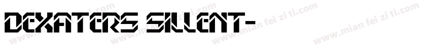 Dexaters sillent字体转换
